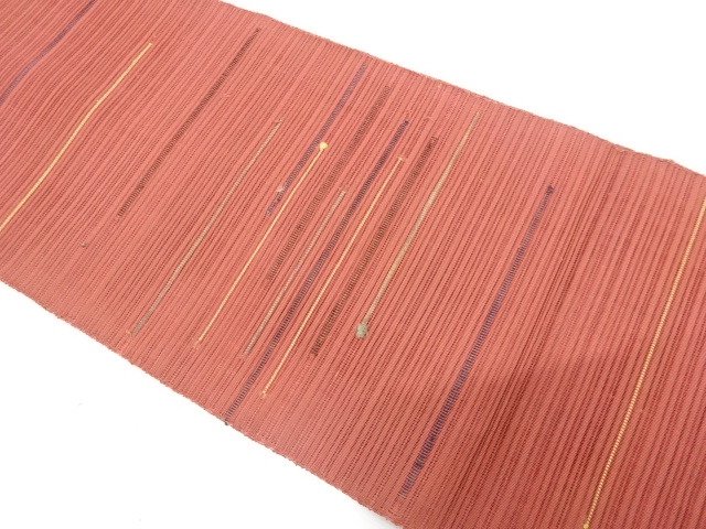 JAPANESE NAGOYA OBI FOR SUMMER / WOVEN STRIPE